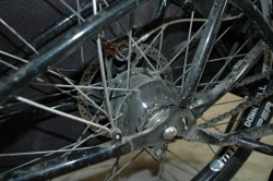 Tandem Rohloff Speedhub in a WTB LaserDisc DH rim with 13G spokes