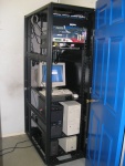 Almost done, rack cabinet sides off